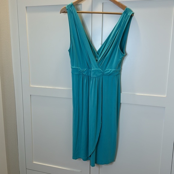 Fresh Produce turquoise jersey summer tank style dress Size: Large - Picture 6 of 8